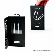 Evelatus Evelatus USB C - Lightning silikoninis kabelis 1.2M (MFI10CL) 60W / 20V3A juodas Evelatus Evelatus USB C - Lightning silikoninis kabelis 1.2M (MFI10CL) 60W / 20V3A juodas