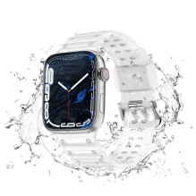Hurtel - Strap Triple Protection for Apple Watch 42 / 44 / 45 / 49 mm band bracelet - transparent