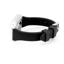Connect 20mm T-buckle Silicone Loop Watch Strap (130mm M / L) Black