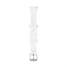 Connect 20mm T-buckle Silicone Loop Watch Strap (130mm M / L) White