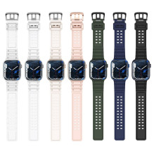 Hurtel - Strap Triple Protection for Apple Watch 42 / 44 / 45 / 49 mm band bracelet - transparent