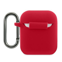 Lacoste Apple Airpods 1 / 2 Liquid Silicone Glossy Printing Logo Case Red