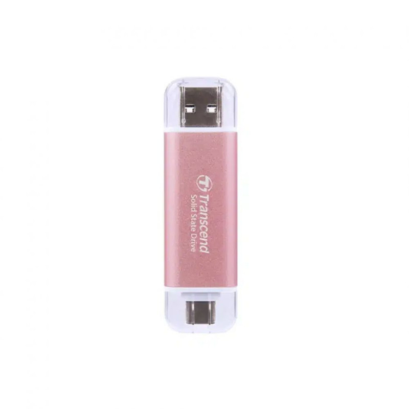 „Transcend SSD USB-C 1TB“ išorinis, rožinis / TS1TESD300P