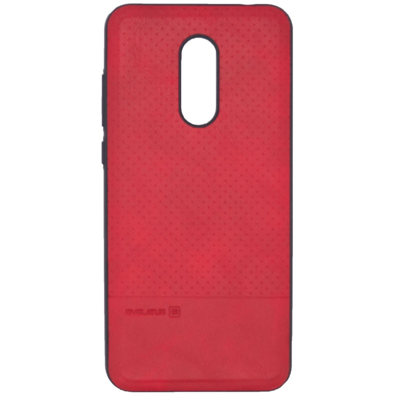 Evelatus Xiaomi Redmi 5 Plus TPU case 1 with metal plate (possible to use with magnet car holder) Red