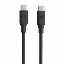 Evelatus Evelatus USB C to USB C Silicone Cable 1.2M 60W / 20V3A Black