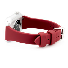 Connect 22mm T-buckle Silicone Loop Watch Strap (130mm M / L) Plum