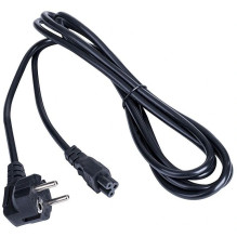 CP NB-10A Power Cable Euro 3-Pin C5 IEC 3m Hybrid standard C / E / F CEE 7 / 7 Black