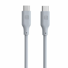 Evelatus Evelatus USB C to USB C Silicone Cable 1.2M 60W / 20V3A White