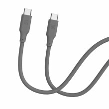 Evelatus Evelatus USB C to USB C Silicone Cable 1.2M 60W / 20V3A Grey