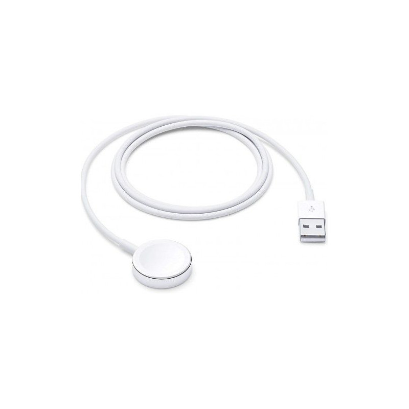 Apple Watch Magnetic Charger to USB Cable White