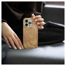„Evelatus Apple iPhone 15 Pro“ kompiuterio dėklas, pritaikytas spausdinimui, dykumos aukso spalvos.
