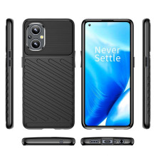 „Hurtel Thunder Case“ lankstus šarvuotas dėklas, skirtas „OnePlus Nord N20 5G“, juodas „Hurtel Thunder Case“ lankstus šarvuotas dėklas, skirtas „OnePlus Nord N20 5G“, juodas