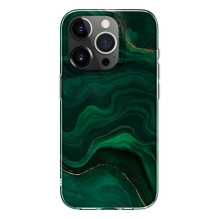 „Evelatus Apple iPhone 15 Pro Max PC“ pritaikytas spausdinimo dizainas, marmuro žalias