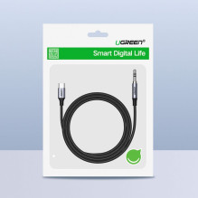 Ugreen cable USB C - mini jack 3.5mm 1m (AV143) Grey