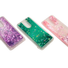 Evelatus Xiaomi Redmi 8 Shining Quicksand Case Pink