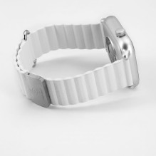 Connect 20mm Cortical back buckle magnetic suction Watch Straps (130mm M / L) White