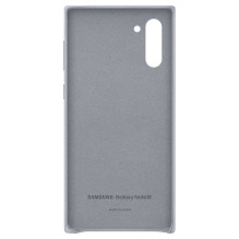 Samsung Galaxy Note 10 Leather Cover Gray