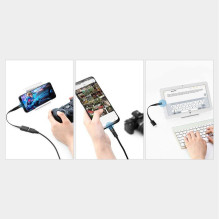 Ugreen adapter micro USB to USB Type C adapter black (30391) Black