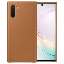 Samsung Galaxy Note 10 Leather Cover Camel Samsung Galaxy Note 10 Leather Cover Camel