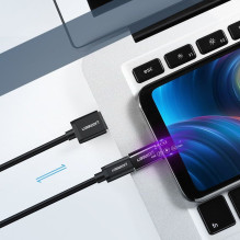 Ugreen adapteris micro USB į USB Type-C, juodas (30391), juodas