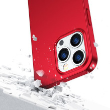 Joyroom - Joyroom 360 Full Case front and back cover for iPhone 13 Pro Max + tempered glass screen protector red (JR-BP9 Joyroom - Joyroom 360 Full Case front and back cover for iPhone 13 Pro Max + tempered glass screen protector red (JR-BP9