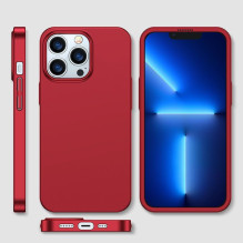 Joyroom - Joyroom 360 Full Case front and back cover for iPhone 13 Pro Max + tempered glass screen protector red (JR-BP9 Joyroom - Joyroom 360 Full Case front and back cover for iPhone 13 Pro Max + tempered glass screen protector red (JR-BP9