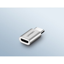 Ugreen adapteris micro USB į USB Type-C, juodas (30391), juodas