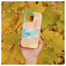 „Evelatus Apple iPhone 15 Pro Max“ kompiuterio dėklas, pritaikytas spausdinimui, marmurinis, auksinis