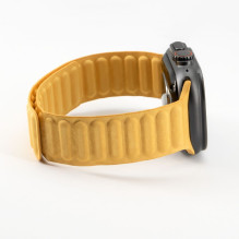 Connect Watch 38 / 40 / 41mm Fine woven twill magnetic chain Watch Straps Yellow Connect Watch 38 / 40 / 41mm Fine woven twill magnetic chain Watch Straps Yellow