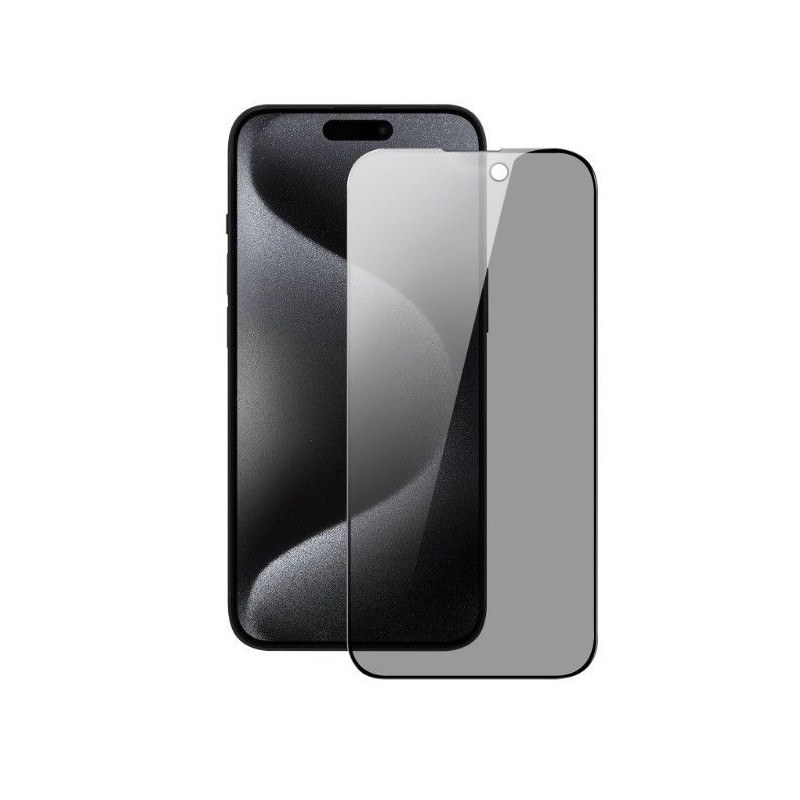 „iLike Xiaomi Redmi 13C 5G Privacy 2.5D Silk Full Cover“ apsauginis dangtelis, antistatinis, itin stiprus, juodas