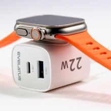 „Evelatus Evelatus 2 viename“ įkroviklis, maks. 20 W, USB-C + USB-A, maks. 15 W, USB-C + USB-A + belaidis ryšys, 15 W + „Evelatus Evelatus 2 viename“ įkroviklis, maks. 20 W, USB-C + USB-A, maks. 15 W, USB-C + USB-A + belaidis ryšys, 15 W +