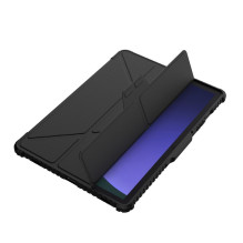 „Nillkin“ – „Nillkin Bumper Leather Case Pro“ dėklas, skirtas „Samsung Galaxy Tab S9“ – juodas „Nillkin“ – „Nillkin Bumper Leather Case Pro“ dėklas, skirtas „Samsung Galaxy Tab S9“ – juodas