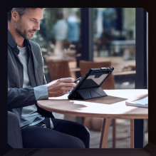 Nillkin - Nillkin Bumper Leather Case Pro case for Samsung Galaxy Tab S9 - black Nillkin - Nillkin Bumper Leather Case Pro case for Samsung Galaxy Tab S9 - black