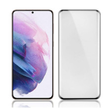 „Evelatus Samsung Galaxy S21 Plus 2.5D“ pilnai apsauginis stiklas su antistatiniu stikliuku ir „Japan Glue Glass“