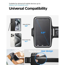 Spigen Spigen A703 sports armband 6.9'' - black Spigen Spigen A703 sports armband 6.9'' - black