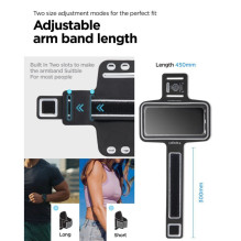 Spigen Spigen A703 sports armband 6.9'' - black Spigen Spigen A703 sports armband 6.9'' - black