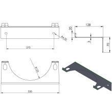 Pro-Line Wall holder for 1 gas cylinder, max. diameter 250 mm PRO-LINE cylinders