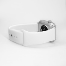 Connect 20mm Silicone Loop Watch Strap (130mm M / L) White
