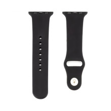 Connect Watch 38 / 40 / 41mm Silicone Loop Watch Strap (110mm S / M) Black