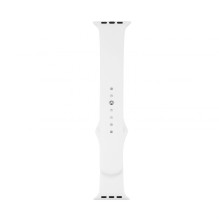 Connect Watch 38 / 40 / 41mm Silicone Loop Watch Strap (110mm S / M) White
