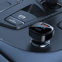 Acefast Acefast car charger 66W USB Type C / USB, PPS, Power Delivery, Quick Charge 4.0, AFC, FCP black (B4 black) Acefast Acefast car charger 66W USB Type C / USB, PPS, Power Delivery, Quick Charge 4.0, AFC, FCP black (B4 black)