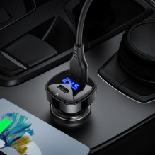 „Acefast“ automobilinis įkroviklis 66 W USB C tipo / USB, PPS, maitinimo šaltinis, greitas įkrovimas 4.0, AFC, FCP, juod „Acefast“ automobilinis įkroviklis 66 W USB C tipo / USB, PPS, maitinimo šaltinis, greitas įkrovimas 4.0, AFC, FCP, juod