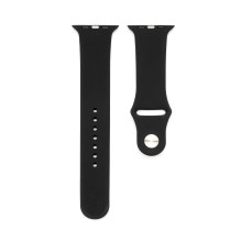 Connect Watch 42 / 44 / 45mm Silicone Loop Watch Strap (140mm M / L) Black