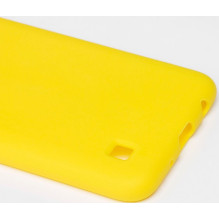 „Evelatus“ „Samsung Galaxy A10 Nano“ silikoninis dėklas, minkštas lietimui, geltonas