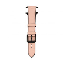 „Connect Watch“ 38 / 40 / 41 mm silikoninis dirželis su odiniu užsegimu (132 mm M / L) rausvai smėlio spalvos „Connect Watch“ 38 / 40 / 41 mm silikoninis dirželis su odiniu užsegimu (132 mm M / L) rausvai smėlio spalvos
