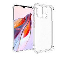 Evelatus Xiaomi Redmi 12C Military Shockproof Silicone Case Transparent Transparent