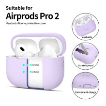 Tech-Protect Apple AirPods Pro 1 / 2 Silicone Case Purple