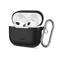 Tech-Protect Apple AirPods 3 Silicone Hook Case Black
