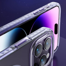 Kingxbar Kingxbar PQY Ice Crystal Series magnetic case for iPhone 14 Pro MagSafe pink and blue Kingxbar Kingxbar PQY Ice Crystal Series magnetic case for iPhone 14 Pro MagSafe pink and blue