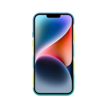 Evelatus Apple iPhone 15 silikoninis dėklas, įvairiaspalvis, geltonai žalias